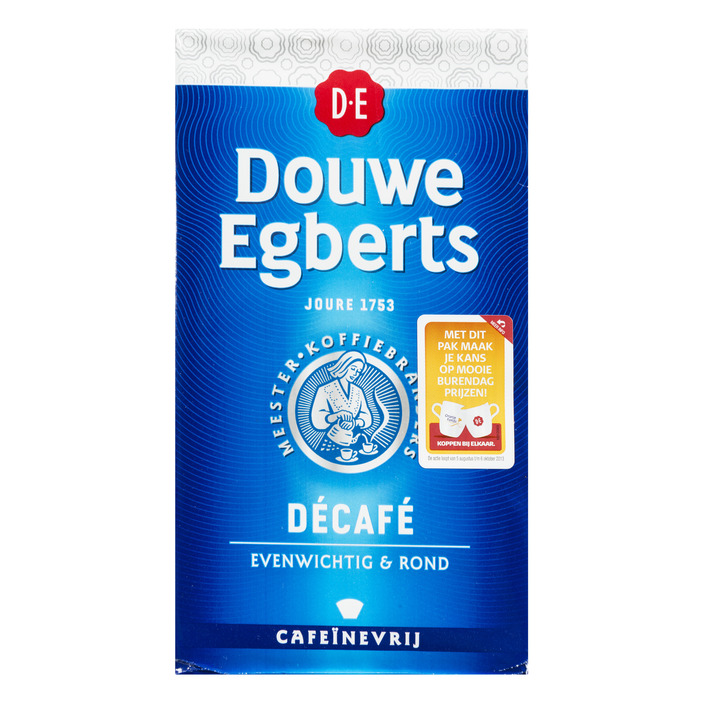 Douwe Egberts decaf snelfilter