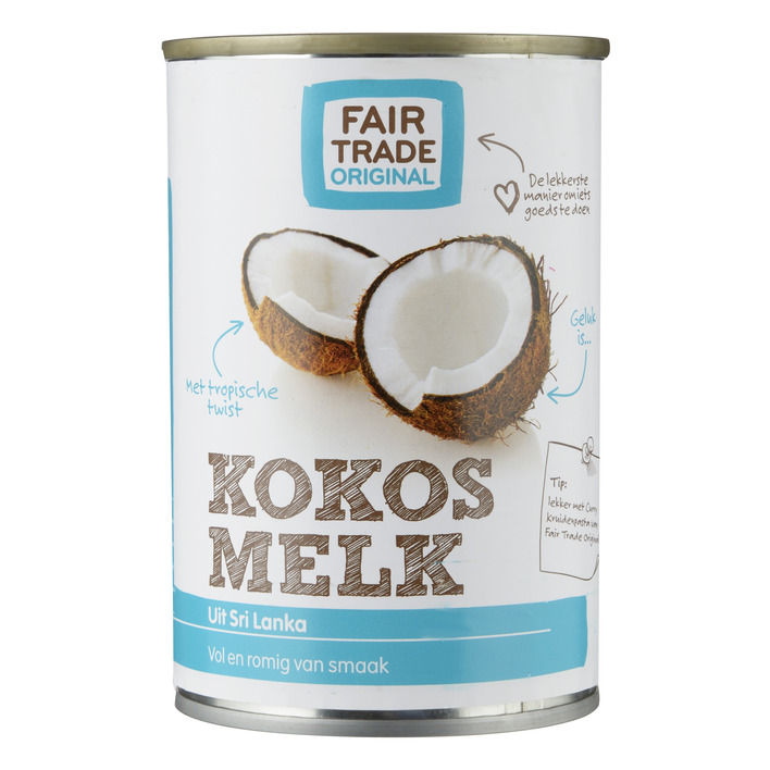 Fair Trade Original Coconut Milk (400 ml.)