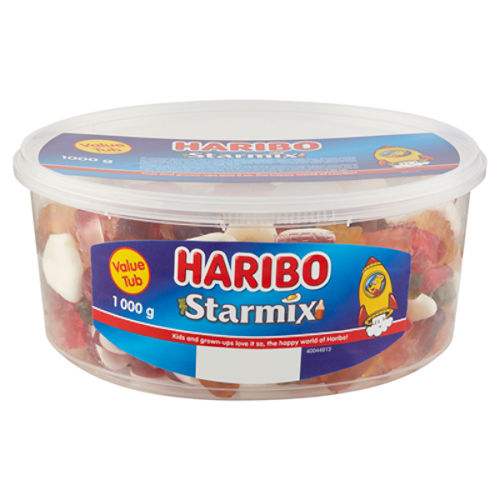 Haribo Starmix Tin With 25 Treat Bags  Happy Candy UK LTD