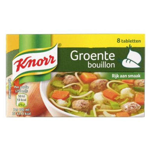Knorr Groente Bouillon Tabletten (8 stuks)