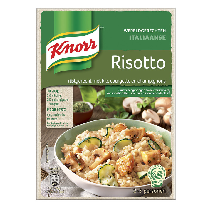 knorr wereldgerechten italiaanse risotto