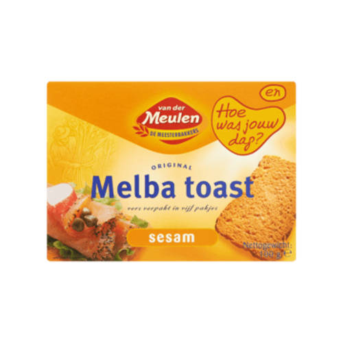 Van Der Meulen Original Melba Toast Sesam (100 gr.)