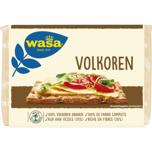Wasa Volkoren Crackers (260 gr.)