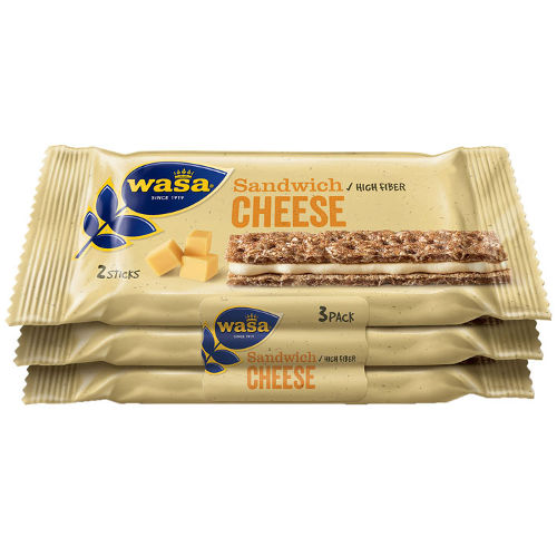 Wasa Sandwich Crackers Cheese 3Pack (93 gr.)