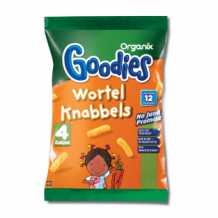 Organix Goodies Wortel Knabbels 12 Maanden (4 zakjes)