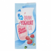 AH Yoghurtdrink Framboos 0% (1 liter)