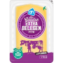 AH 48+ Gouda Cheese Slices Extra Matured (160 gr.)