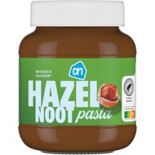 AH Hazelnootpasta Minder Suiker (400 gr.)