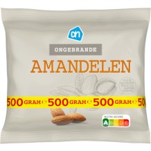 AH Ongebrande Amandelen (500 gr.)
