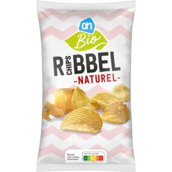 AH Biologische Ribbel Chips Naturel (125 gr.)