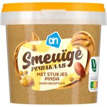 AH Creamy Peanutbutter with Peanut Pieces XXL (1000 gr.)