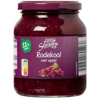 All Seasons Rode Kool met Appel (340 gr.) 