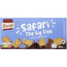 Biscotto Safari Koekjes the Big Five Melkchocolade (225 gr.)