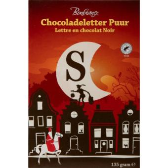 Bonbiance Chocoladeletter Puur A-Z (135 gr.)