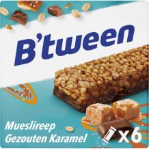 B'tween Muesli Bar Salted Caramel (6 x 23 gr.)