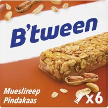 B'tween Muesli Bar Peanut Butter (6 x 25 gr.)