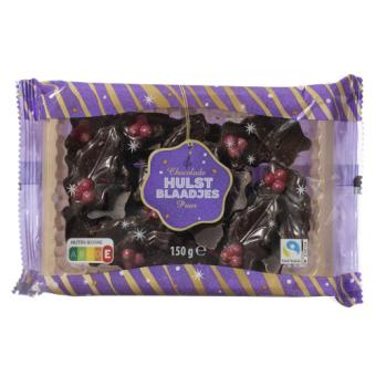 Dark Chocolate Holly Leaves (150 gr.)