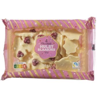 White Chocolate Holly Leaves (150 gr.)