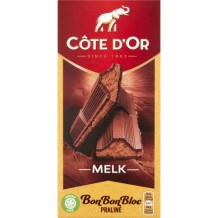 Côte d'Or BonBonBloc Praline Milk Chocolate (200 gr.)