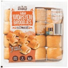 De Afbakker Mini Sausage Rolls (16 stuks)