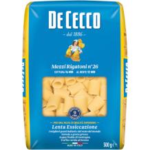 De Cecco Mezzi Rigatoni Nr. 26 (500 gr.)