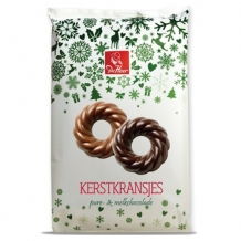 Baronie Chocolade Kerstkransjes Melk & Puur (150 gr.)