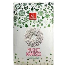 Baronie Chocolade Kerstkransjes Musket Wit (150 gr.)
