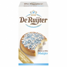 De Ruijter Muisjes Blauw/Wit (280 gr.)