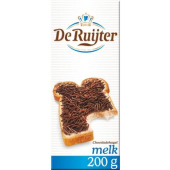 De Ruijter Chocolade Hagelslag Melk Klein (200 gr.)