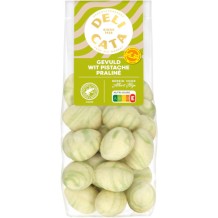 Delicata White Chocolate Easter Eggs Pistache Praline (150 gr.)