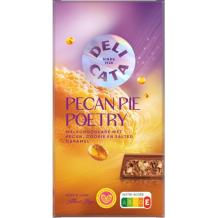Delicata Pecan Pie Poetry Melkchocolade met Pecan Cookie Salted Karamel (180 gr.)
