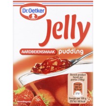 Dr. Oetker Jelly Pudding Aardbeiensmaak (94 gr.)