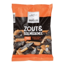 Dropmakers Zout en Salmiak Dropmix (400 gr.)