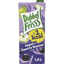 DubbelFrisss Apple & Blackcurrant 1 Kcal (1,5 liter)