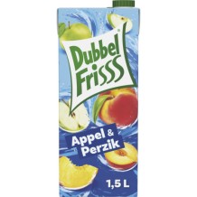 DubbelFrisss Appel & Perzik (1,5 liter)