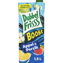 DubbelFrisss Boost Apple & Peach (1,5 liter)