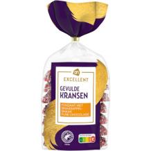 AH Filled Dark Chocolate Christmas Wreaths Orange Flavour (180 gr.)