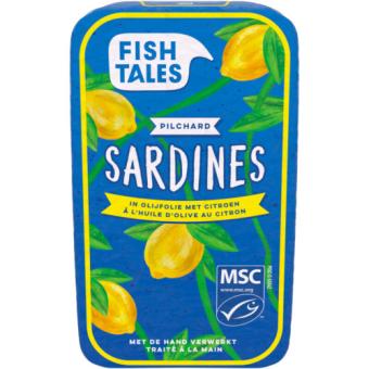 Fish Tales Sardines in Olive Oil with Lemon (120 gr.)