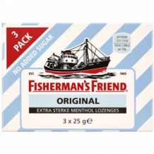 Fishermans Friend Original No Added Sugar (3 x 25 gr.)