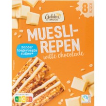 Golden Bridge Muesli Bars White Chocolate (8 x 25 gr.)