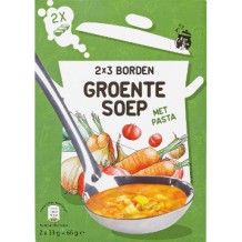 De Hete Ketel Mix for Vegetable Soup  (2 x 33 gr.)