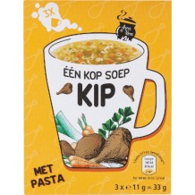 De Hete Ketel One Cup Chicken Soup (3 x 11 gr.)