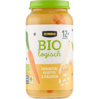 Jumbo Biologisch Babyvoeding Groenten, Risotto & Kalkoen 12 maanden (250 gr.)