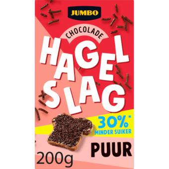 Jumbo Hagelslag Puur Minder Suiker (200 gr.)