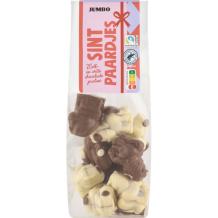 Jumbo Sint Figures Milk and White Chocolate with Hazelnut Praline Filling (125 gr.)