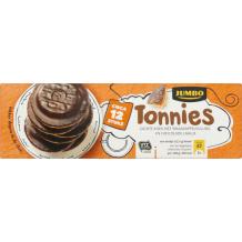 Jumbo Tonnies met Sinaasappelvulling en Chocolade (150 gr.)