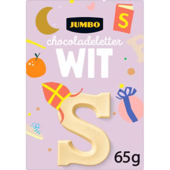 Jumbo White Chocolate Letter 