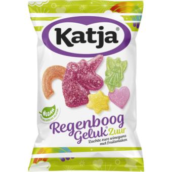Katja Rainbow Happiness Sour Winegums (250 gr.)