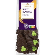 AH Extra Dark Chocolate Holly Leaves (150 gr.)