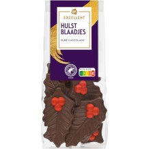 AH Dark Chocolate Holly Leaves (150 gr.)